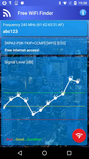 Mạng internet wifi miễn phí screenshot