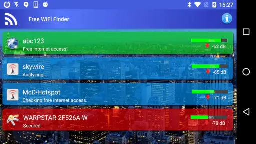 Mạng internet wifi miễn phí screenshot