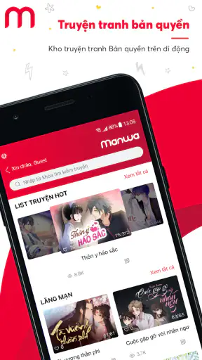 Manwa - Truyện tranh điện tử screenshot