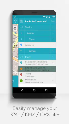 MAPinr - KML/KMZ/OFFLINE/GIS screenshot