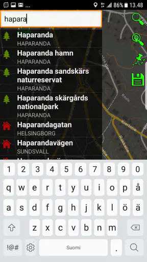 Mapitare Maasto- ja Merikartta screenshot