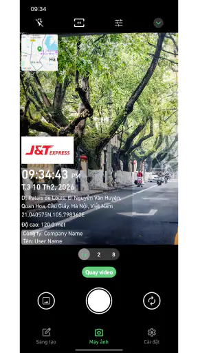 MarkCamera: Thời Gian&GPS Thật screenshot