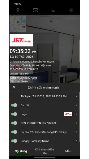 MarkCamera: Thời Gian&GPS Thật screenshot