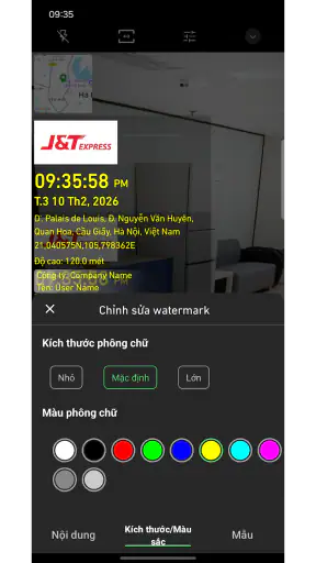 MarkCamera: Thời Gian&GPS Thật screenshot