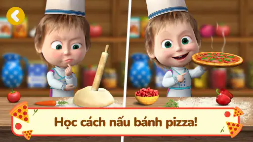 Masha và Gấu: Trò Chơi Pizza! screenshot