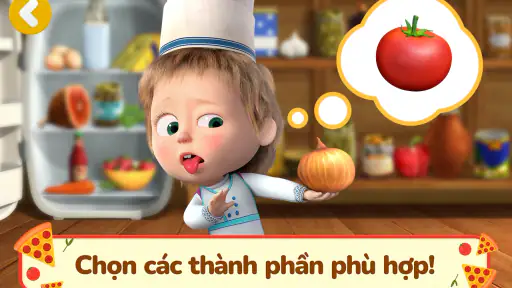 Masha và Gấu: Trò Chơi Pizza! screenshot