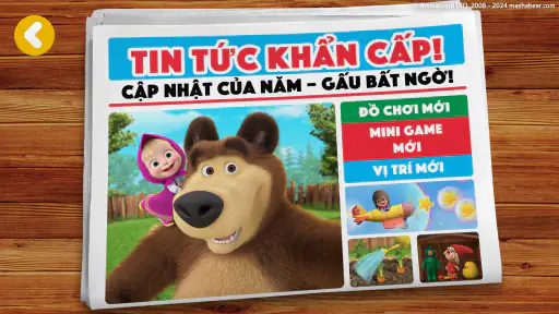 Masha và Gấu: Trò Chơi Trẻ Em! screenshot