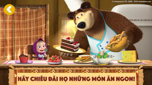 Masha và Gấu: Trò Chơi Trẻ Em! screenshot
