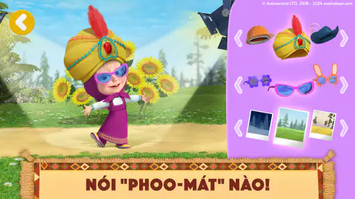 Masha và Gấu: Trò Chơi Trẻ Em! screenshot