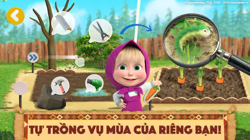 Masha và Gấu: Trò Chơi Trẻ Em! screenshot