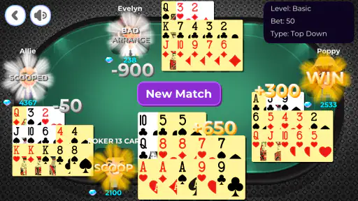 Mậu Binh Offline: Binh Xập Xám screenshot