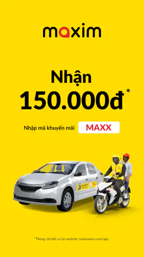Maxim: Đặt xe và giao hàng screenshot