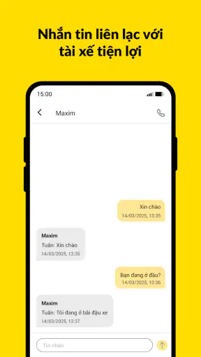Maxim: Đặt xe và giao hàng screenshot