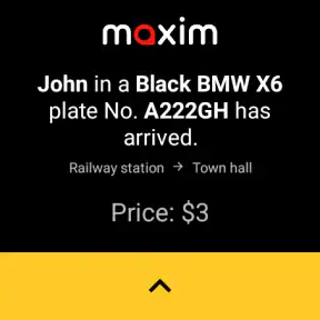 Maxim: Đặt xe và giao hàng screenshot