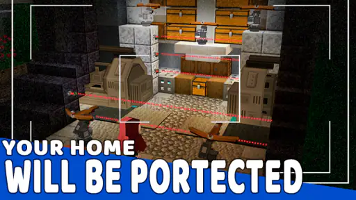 Máy ảnh an ninh Mod Minecraft screenshot