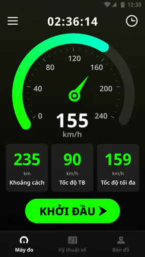 Máy đo tốc độ & đo quãng đường screenshot