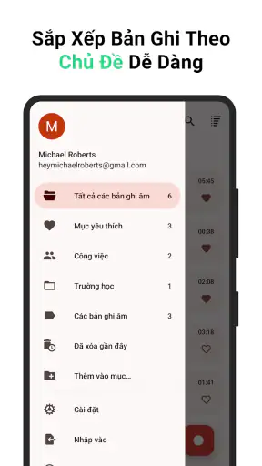 Máy ghi âm screenshot