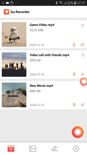 máy ghi màn hình với âm thanh screenshot