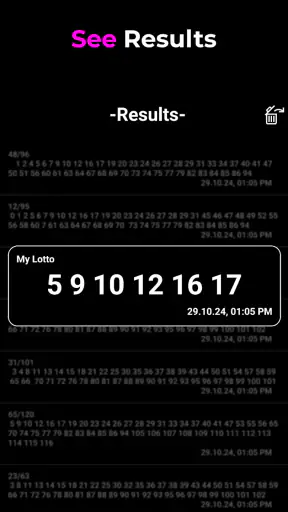 Máy lotto screenshot