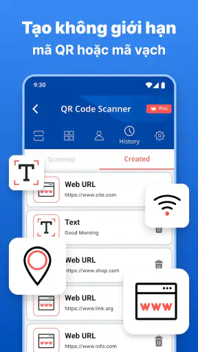 Máy quét QR - trình đọc screenshot