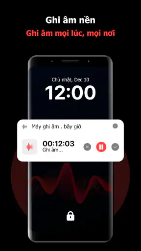 Máy Thu Âm - Ghi Âm Thanh screenshot