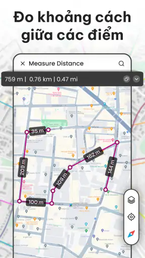 Máy tính diện tích đất GPS screenshot