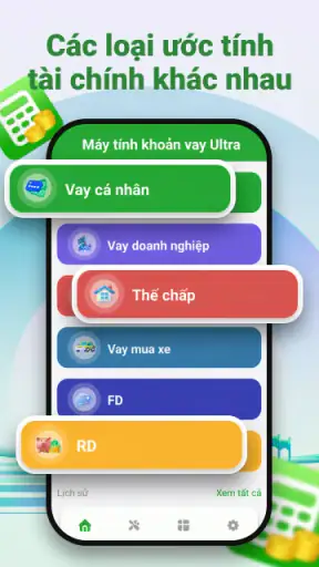 Máy tính khoản vay siêu cấp screenshot