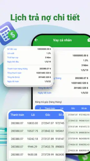 Máy tính khoản vay siêu cấp screenshot
