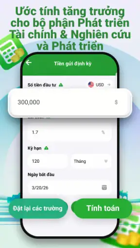 Máy tính khoản vay siêu cấp screenshot