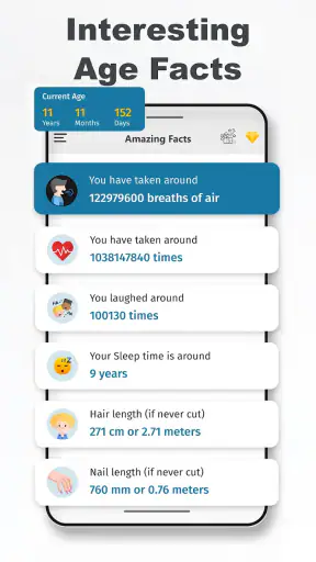 Máy tính tuổi theo ngày sinh screenshot