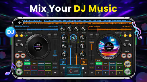 Máy trộn nhạc DJ 3D screenshot