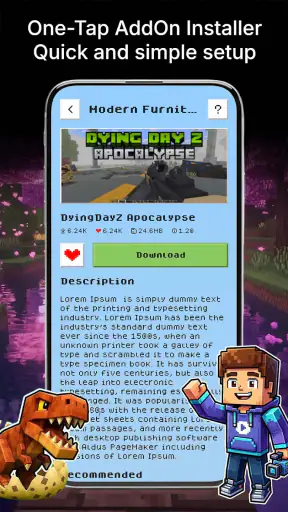 MCPE Addons: Mods & Skins screenshot