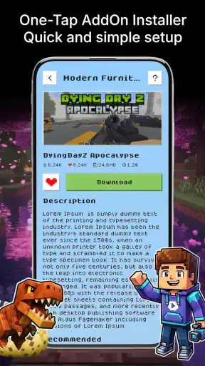 MCPE Addons: Mods & Skins screenshot