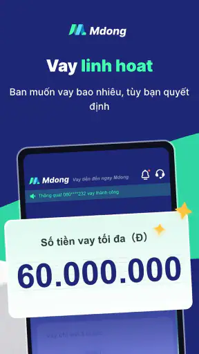 Mdong - Vay trực tuyến screenshot