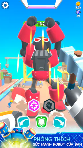 Mechangelion - robot đánh nhau screenshot
