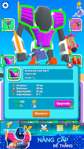 Mechangelion - robot đánh nhau screenshot