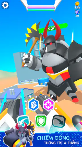 Mechangelion - robot đánh nhau screenshot