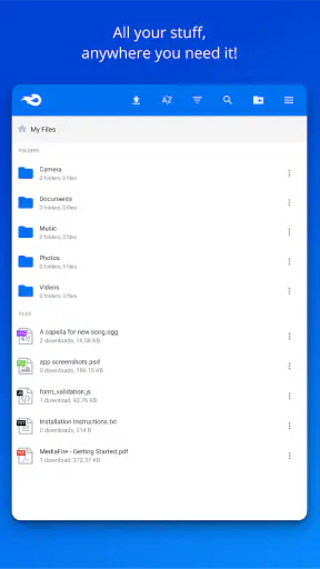 MediaFire screenshot