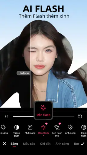 Meitu - AI Flash & chỉnh ảnh screenshot