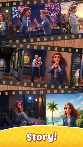 Merge Beach : Gossip & Mystery screenshot