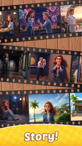 Merge Beach : Gossip & Mystery screenshot