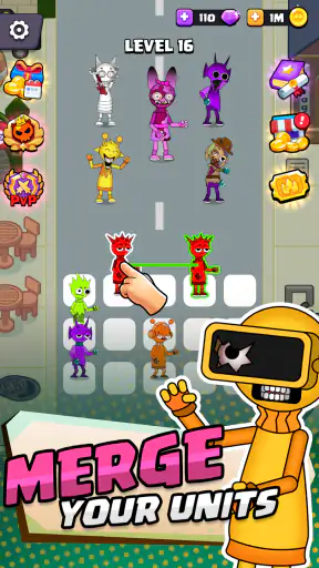 Merge Busters: Spranky Beats screenshot