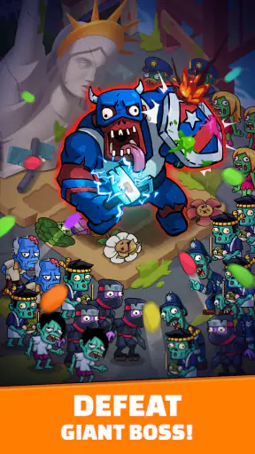 Merge Flower: Zombie war screenshot