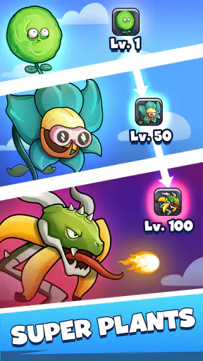 Merge Plants–Hoa quả nổi giận screenshot