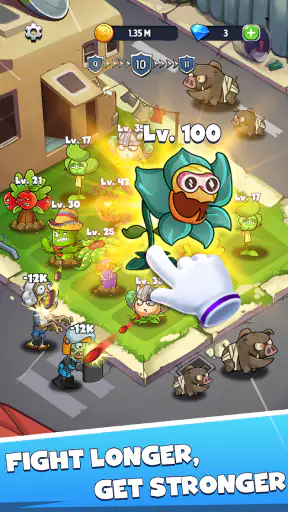 Merge Plants–Hoa quả nổi giận screenshot