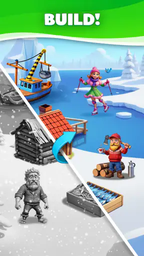 Merge Travel: Build Dream Town screenshot