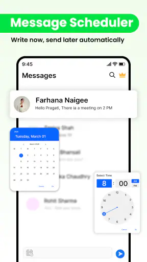 Messages: SMS Messenger Home screenshot