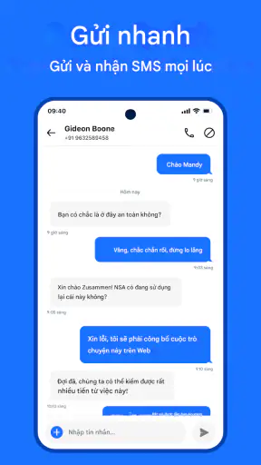 Messenger: Tin nhắn văn bản screenshot