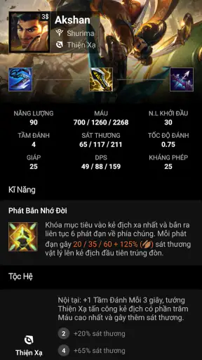 Meta build ĐTCL - LoLChess screenshot