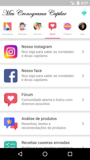 Meu Cronograma Capilar screenshot